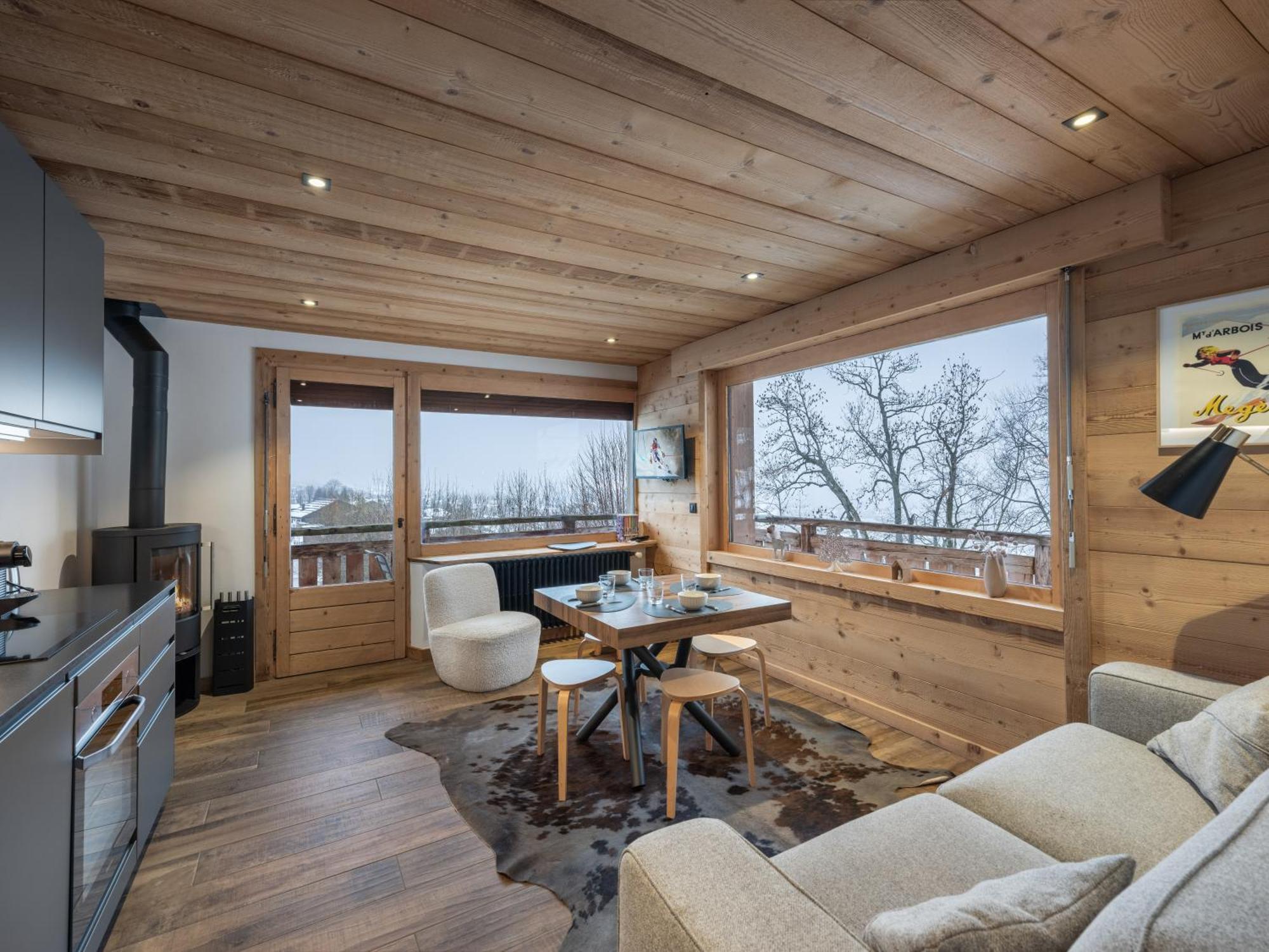 Chalet " Jeane " Proche Centre Megève Kültér fotó