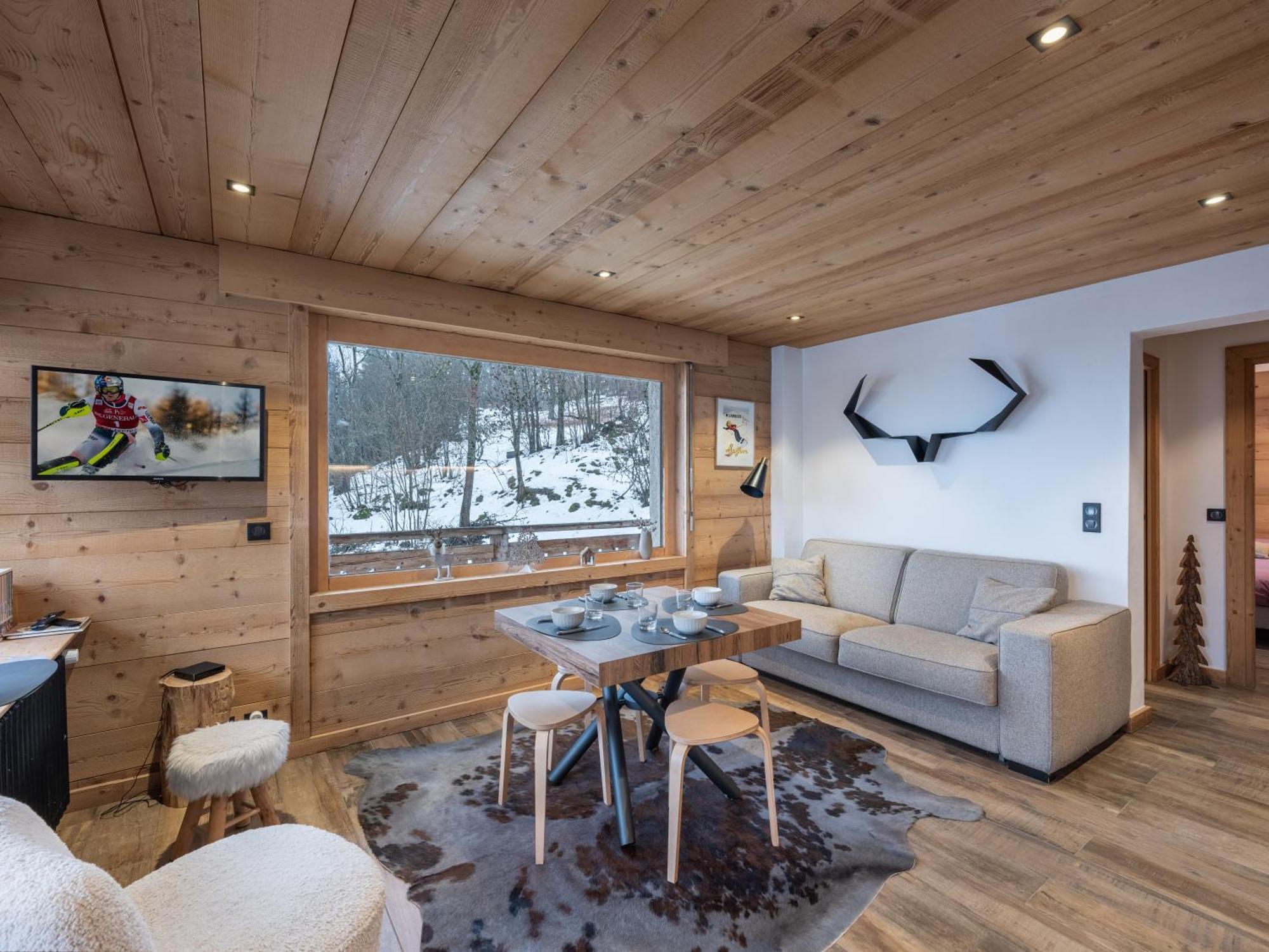 Chalet " Jeane " Proche Centre Megève Kültér fotó
