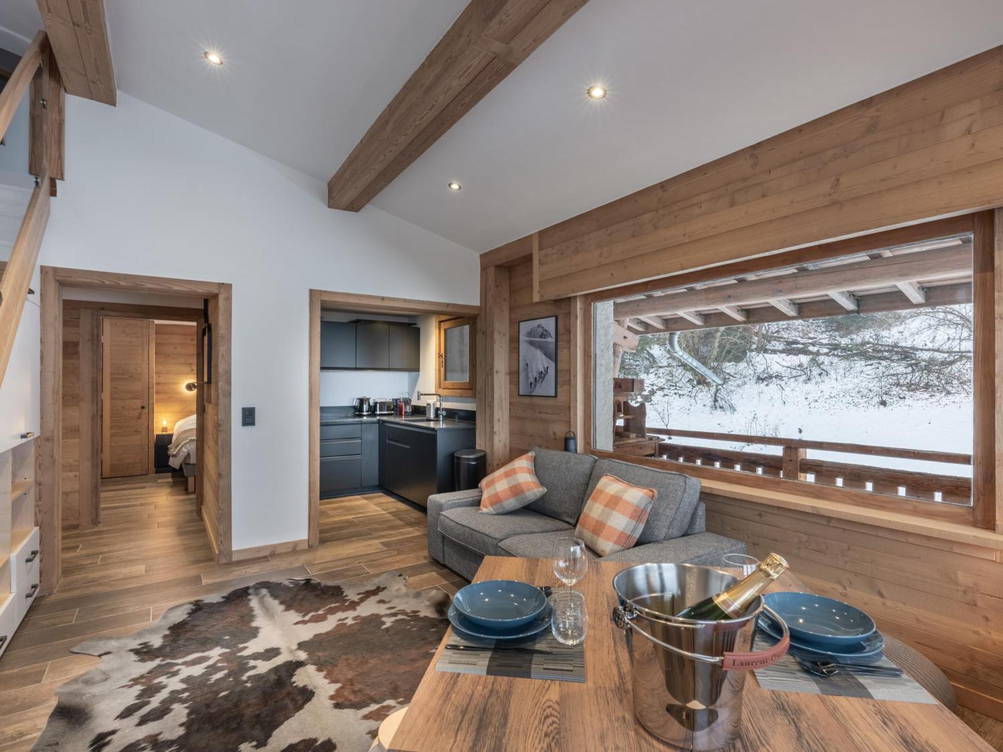 Chalet " Jeane " Proche Centre Megève Kültér fotó
