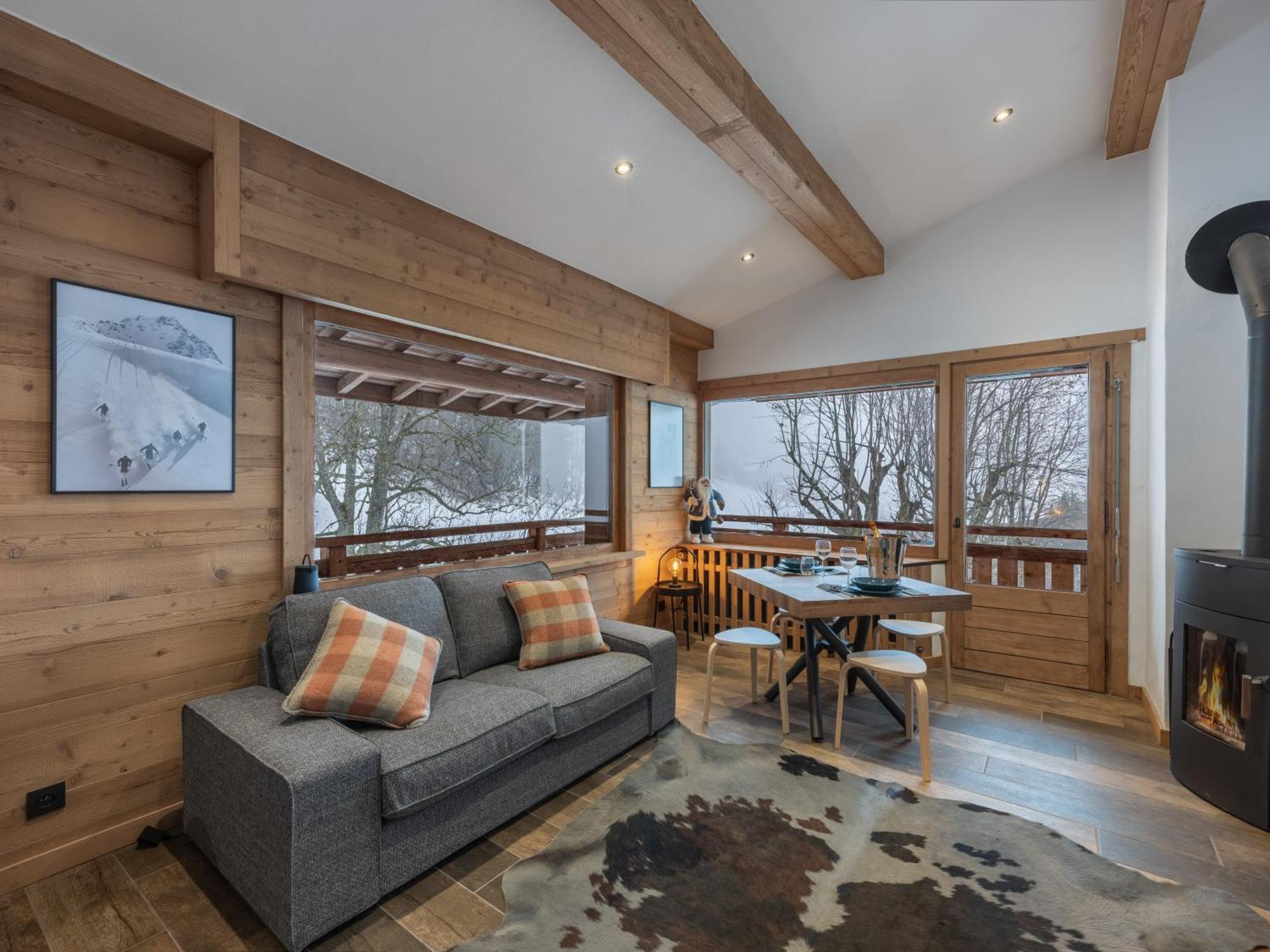 Chalet " Jeane " Proche Centre Megève Kültér fotó