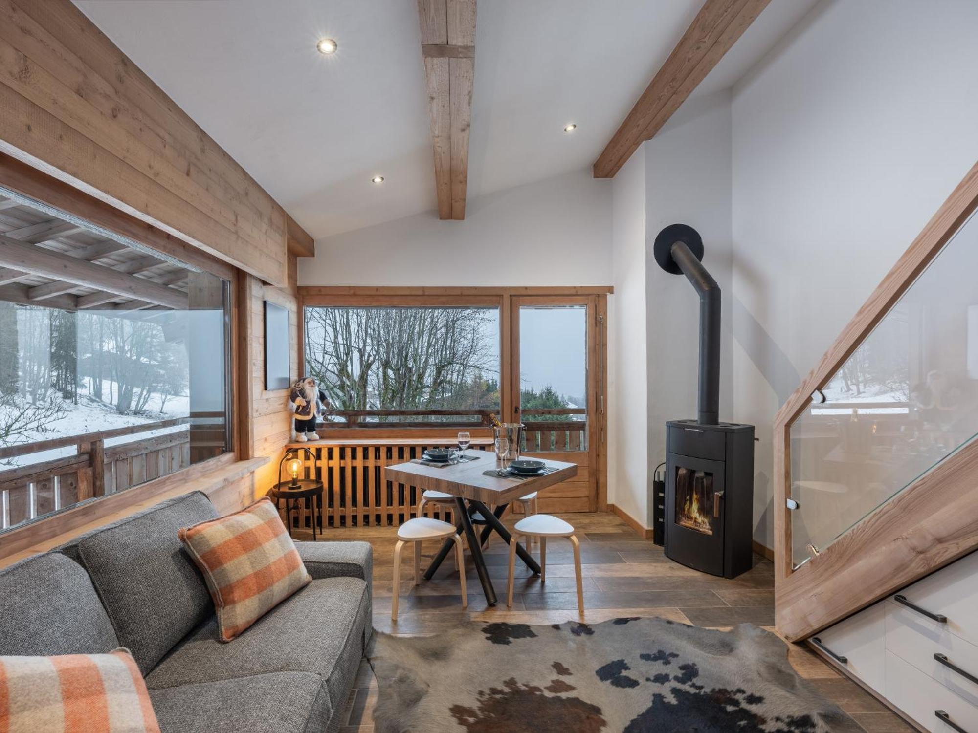 Chalet " Jeane " Proche Centre Megève Kültér fotó